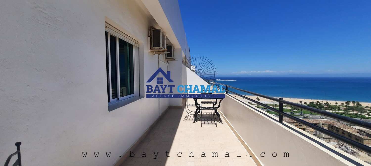 Vente appartement vue mer sur Corniche de Tanger