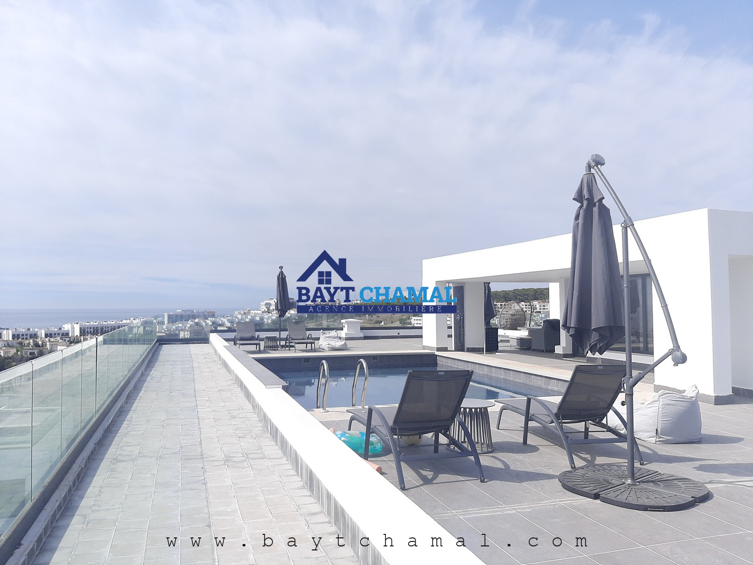 Duplex de luxe avec vue sur mer à la vente Malabata Hils -Tanger